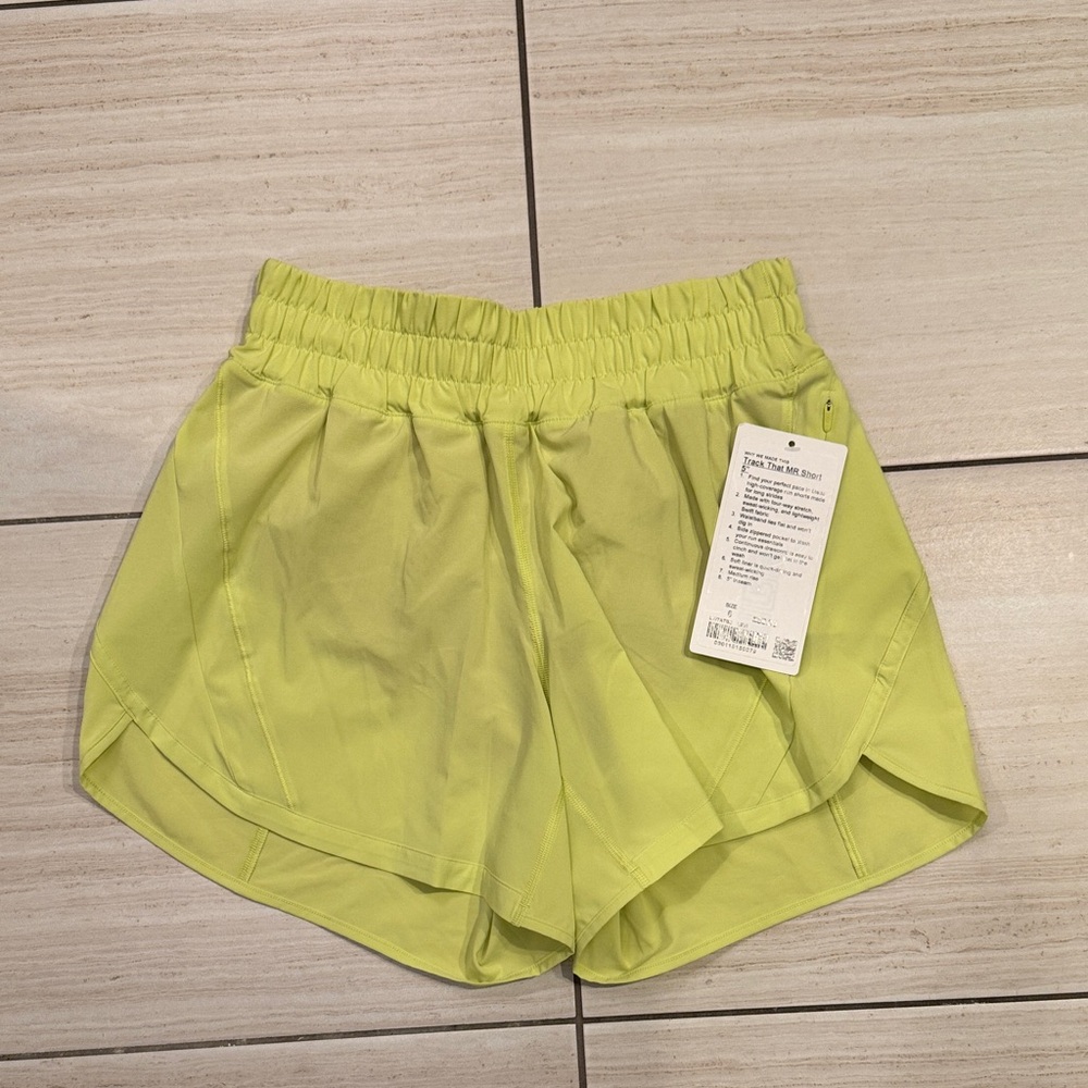 lululemon athletica Lime Green Athletic Shorts